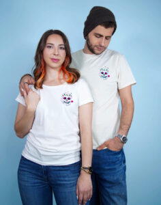 T-shirt Calavera homme et femme