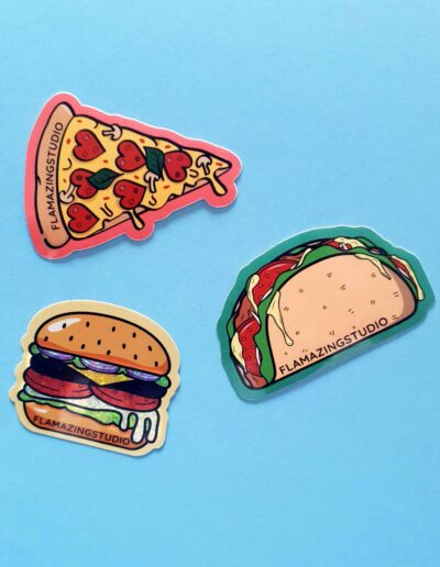 stickers lot foodies