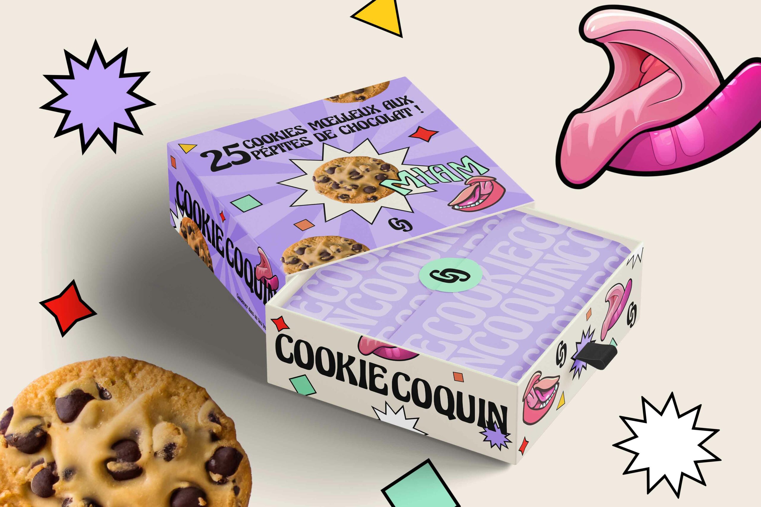 logo Instagram cookie coquin par FlamazingStudio